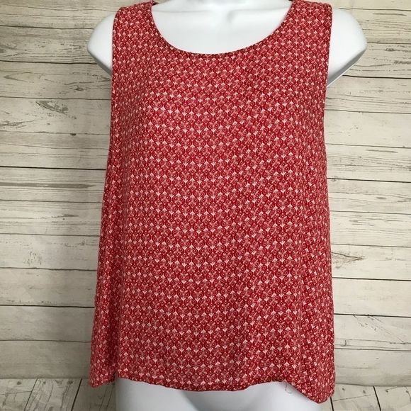 Cynthia Rowley Women’s Sz L Sleeveless Floral Top - Picture 1 of 5